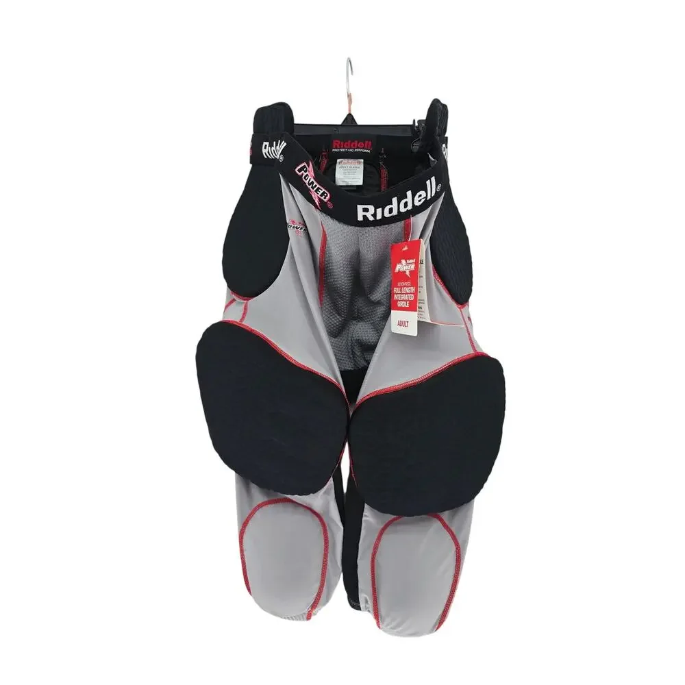 Riddell Men's Full-Length Integrated Football Girdle Pants Gray XL New